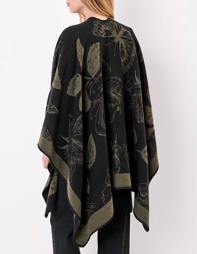 Poncho imprim&eacute; r&eacute;versible imprim&eacute; La Fianc&eacute;e