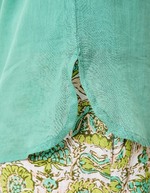 Tee shirt gaze de coton bio brodé imprimé La Fiancée