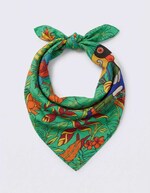 Foulard en soie imprimé imprimé La Fiancée