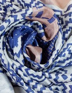 Foulard en soie imprimé imprimé La Fiancée