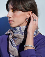 Foulard en soie imprimé imprimé La Fiancée