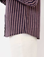 Chemise droite voile de coton bio imprimé La Fiancée