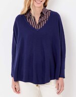 Pull oversize maille femme imprimé La Fiancée
