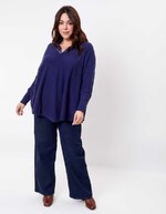 Pull oversize maille femme imprimé La Fiancée