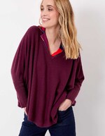 Pull oversize maille femme imprimé La Fiancée