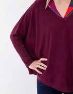 Pull oversize maille femme imprimé La Fiancée