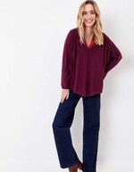 Pull oversize maille femme imprimé La Fiancée