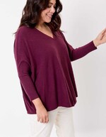 Pull oversize maille femme imprimé La Fiancée