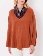 Pull oversize maille femme imprimé La Fiancée