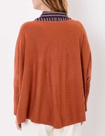 Pull oversize maille femme imprimé La Fiancée