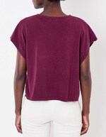 Pull maille sans manche imprimé La Fiancée