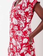 Robe longue voile de coton bio imprimé La Fiancée