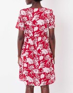 Robe évasée coton bio doublé imprimé La Fiancée