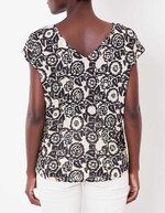 Top voile de coton bio imprimé La Fiancée