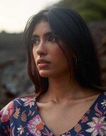 Top voile de coton bio imprimé La Fiancée