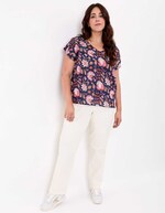 Top voile de coton bio imprimé La Fiancée