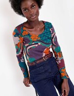 T-shirt coton bio imprimé imprimé La Fiancée
