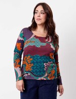 T-shirt coton bio imprimé imprimé La Fiancée