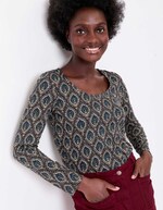 T-shirt coton bio imprimé imprimé La Fiancée