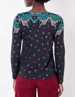 T-shirt coton bio imprimé imprimé La Fiancée