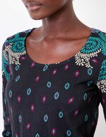 T-shirt coton bio imprimé imprimé La Fiancée