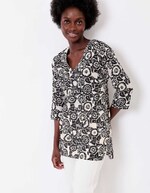 Tunique femme voile de coton bio imprimé La Fiancée