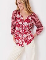 Blouse ample voile de coton bio imprimé La Fiancée