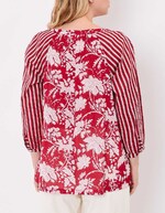 Blouse ample voile de coton bio imprimé La Fiancée