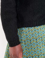 Gilet court femme uni imprim&eacute; La Fianc&eacute;e