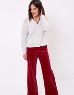 Gilet court femme uni imprimé La Fiancée