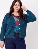 Gilet court femme uni imprimé La Fiancée