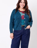 Gilet court femme uni imprimé La Fiancée