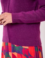 Gilet zippé maille à capuche imprimé La Fiancée