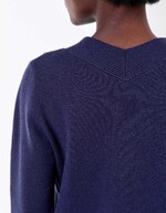 Gilet boutonné maille compacte imprimé La Fiancée