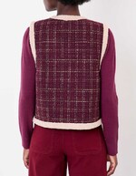 Gilet r&eacute;versible sherpa et &agrave; motifs imprim&eacute; La Fianc&eacute;e