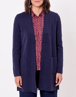 Gilet long en maille imprimé La Fiancée