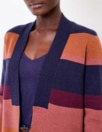 Gilet long en maille imprimé La Fiancée