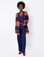 Gilet long en maille imprimé La Fiancée