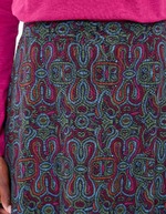 Jupe midi maille fluide imprimé La Fiancée