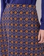 Jupe midi maille fluide imprimé La Fiancée