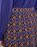 Jupe midi maille fluide imprimé La Fiancée