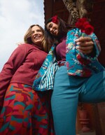 Veste Kimono velours imprimé La Fiancée