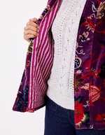 Veste Kimono velours imprimé La Fiancée