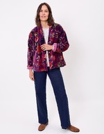 Veste Kimono velours imprimé La Fiancée