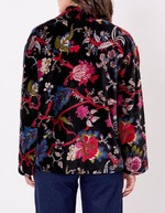Veste Kimono velours imprimé La Fiancée