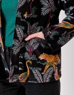 Veste Kimono velours imprimé La Fiancée