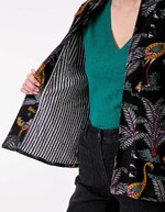 Veste Kimono velours imprimé La Fiancée