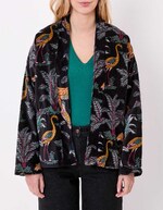 Veste Kimono velours imprimé La Fiancée