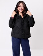 Manteau suède réversible imprimé La Fiancée