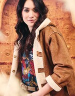 Manteau suède réversible imprimé La Fiancée